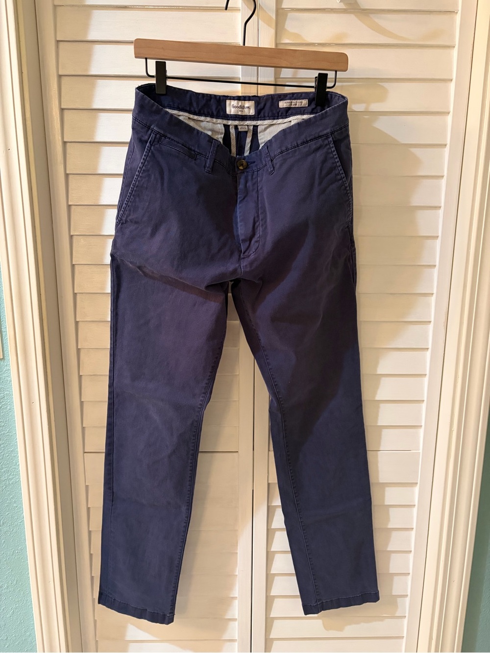 Men's Goodfellow Navy Casual Chino Pants
